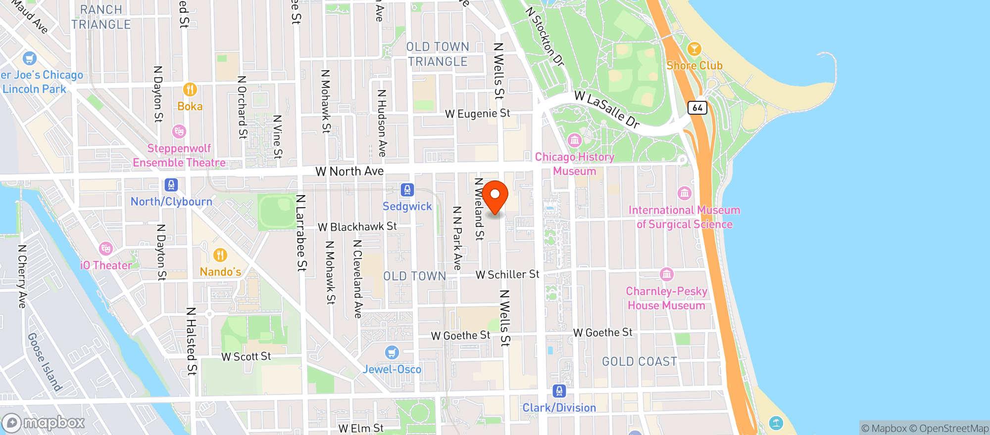 Map showing Benchmark