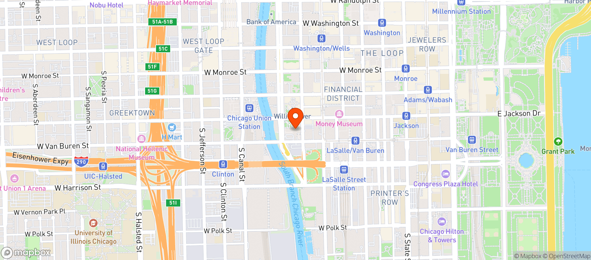Map showing Pazzos Cucina Italiana #311
