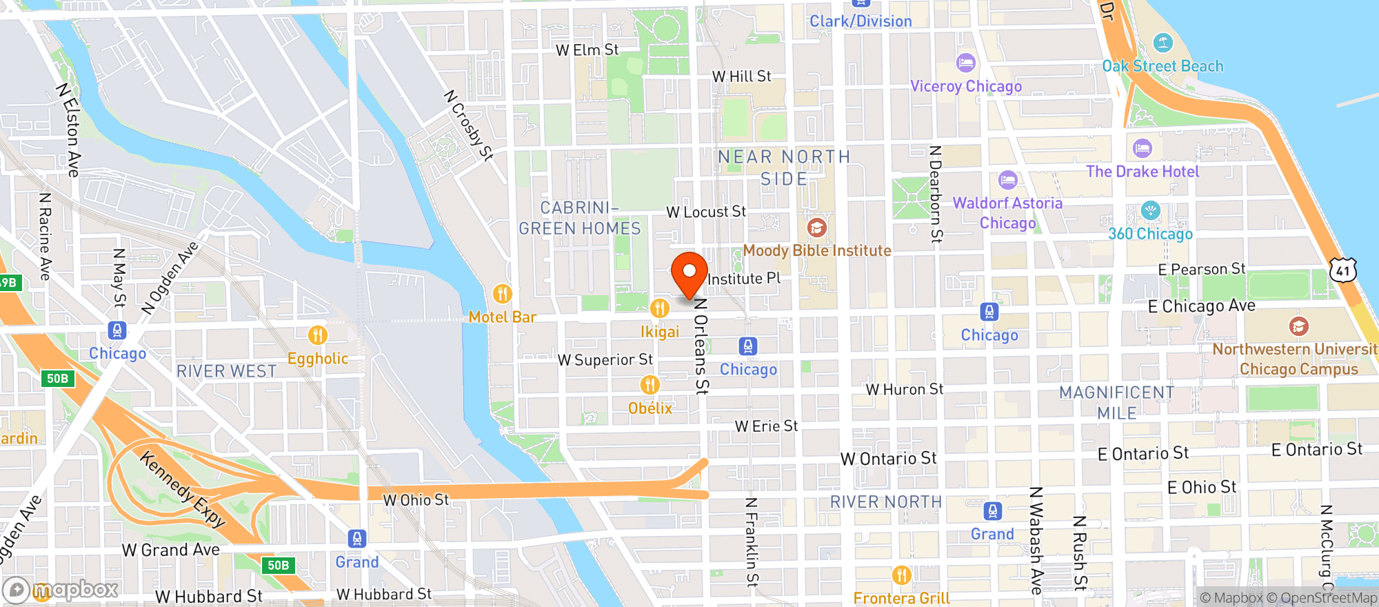 Map showing Circle K #4706736
