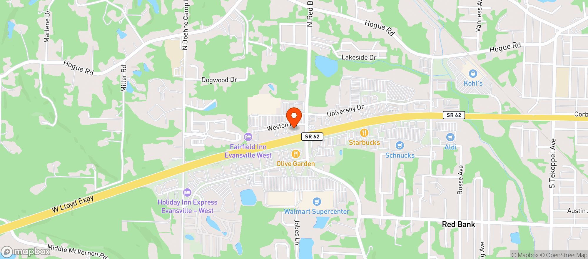 Map showing CVS PHARMACY