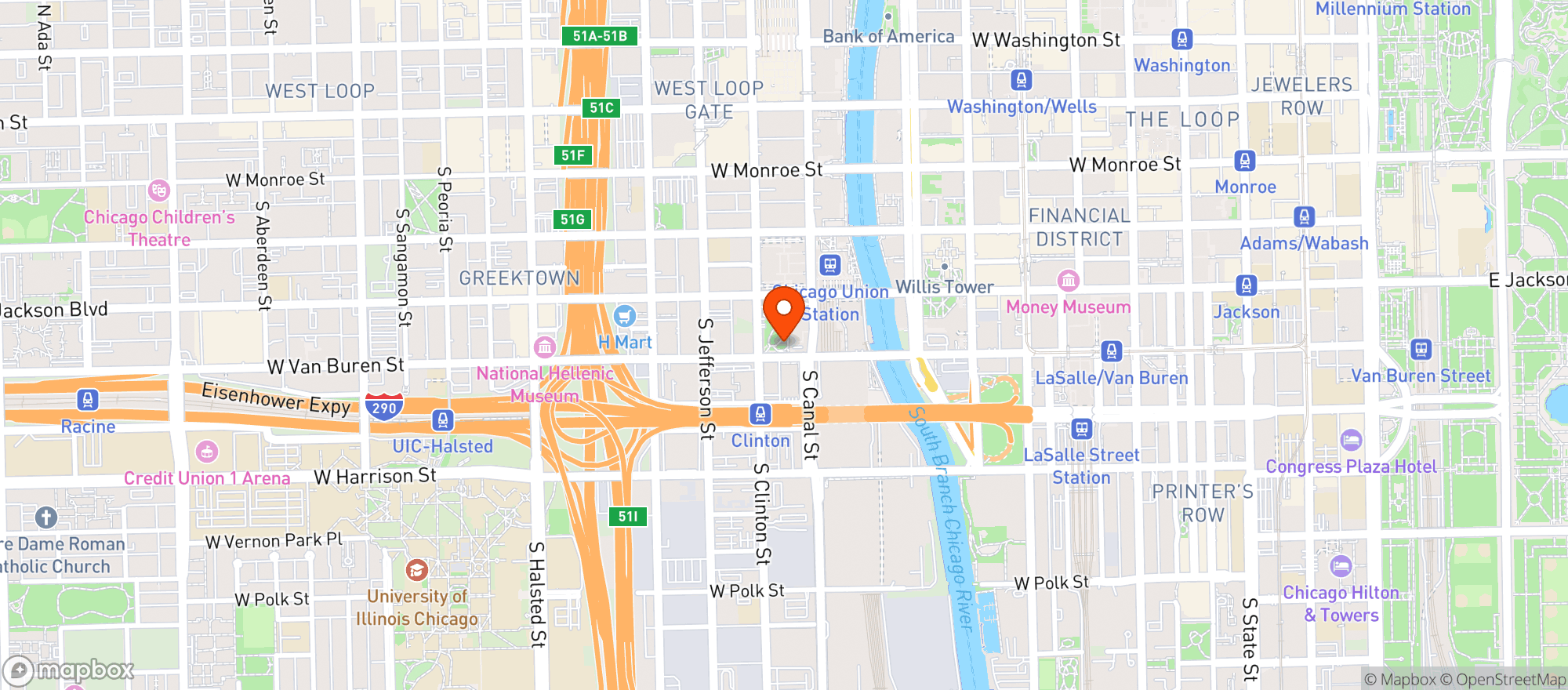 Map showing Andrew Tchadovitch