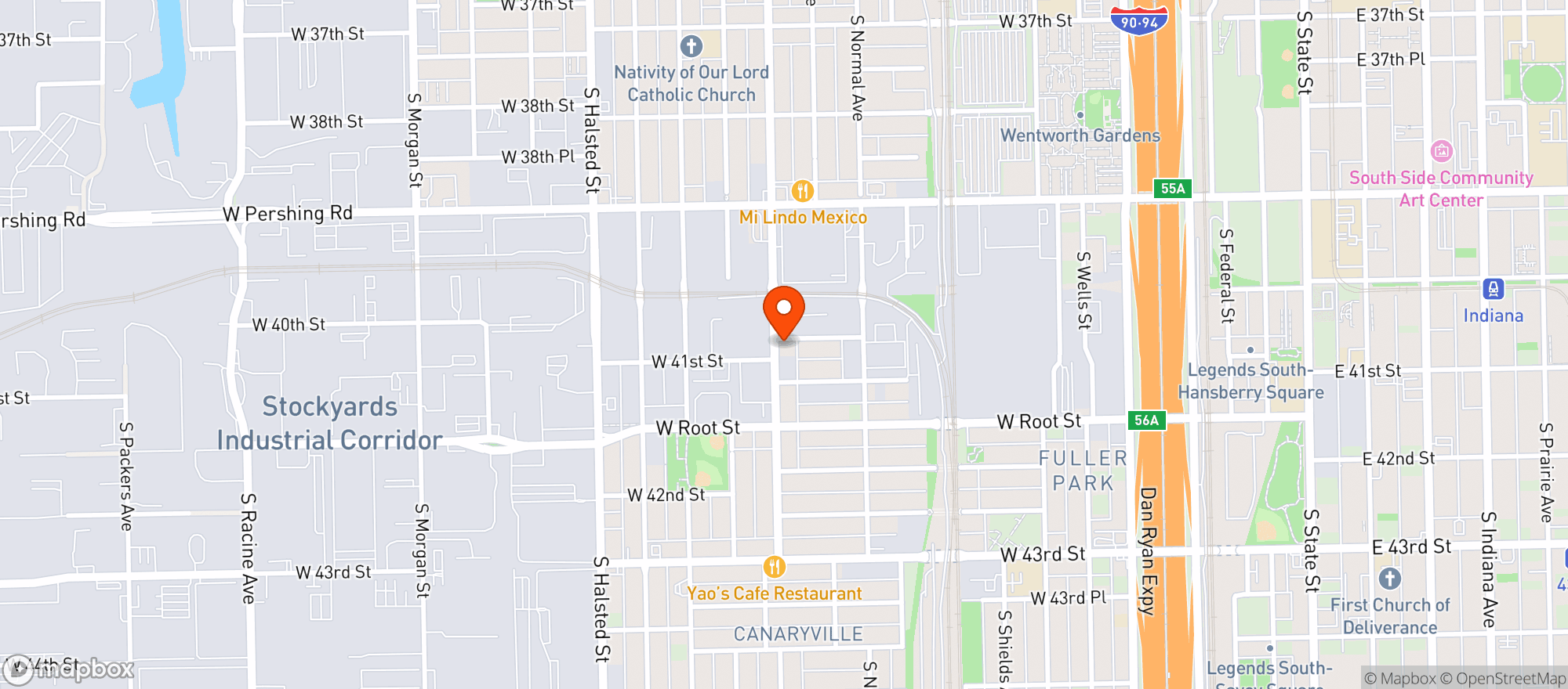 Map showing Kuber Inc (Village Inn)