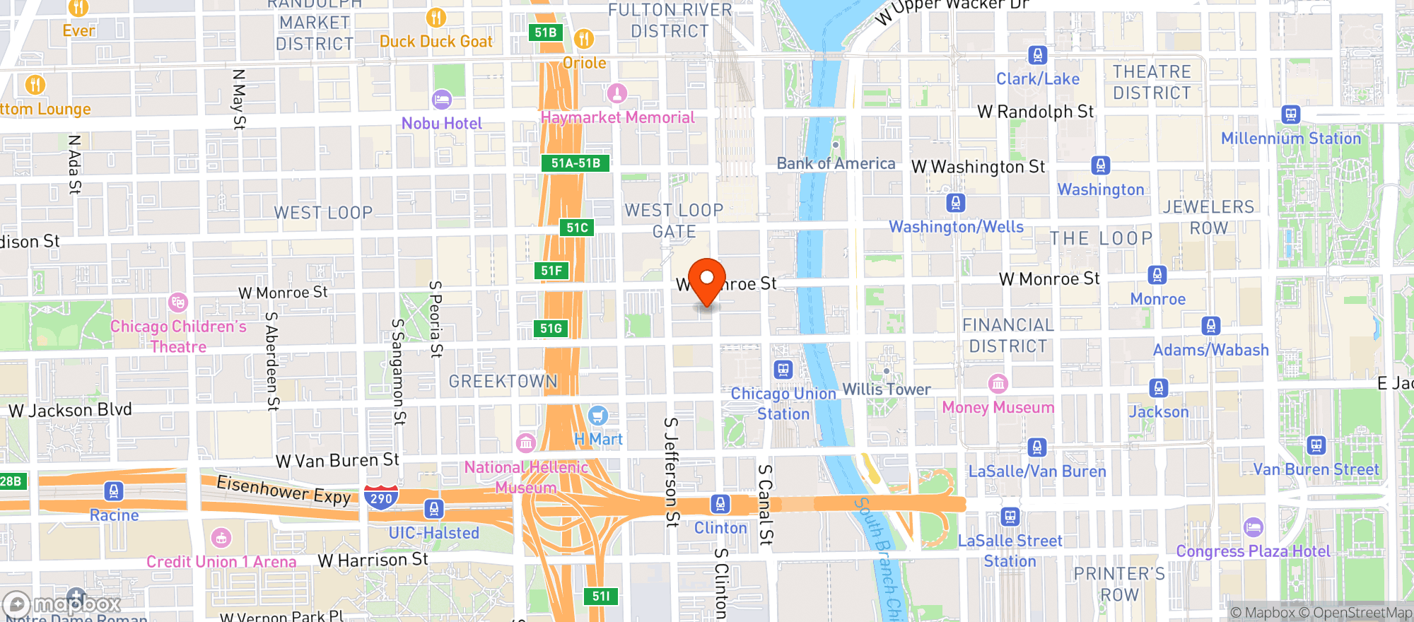 Map showing Dylan S Tavern And Grill*