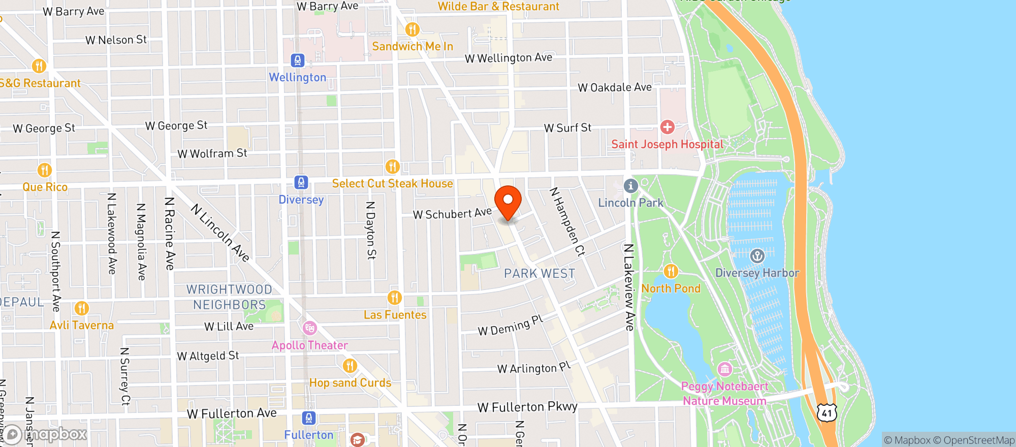 Map showing Target