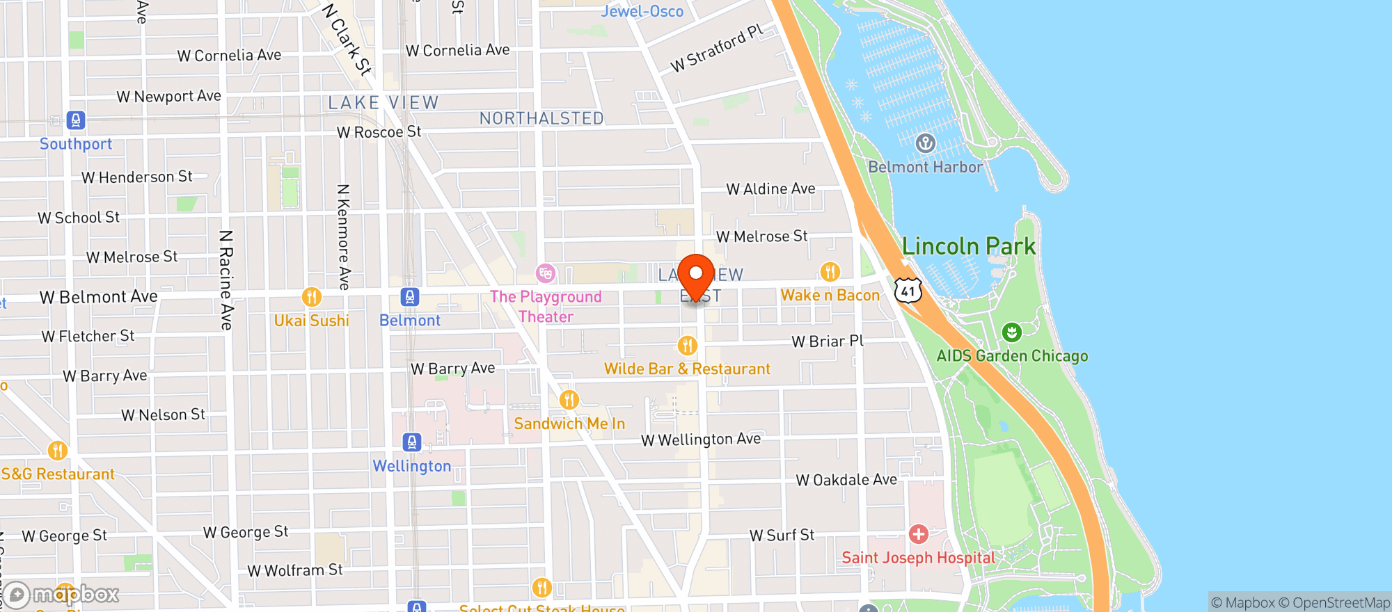 Map showing BottlesUp!
