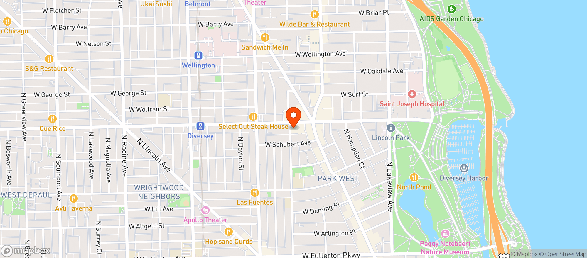 Map showing Trader Joes #703