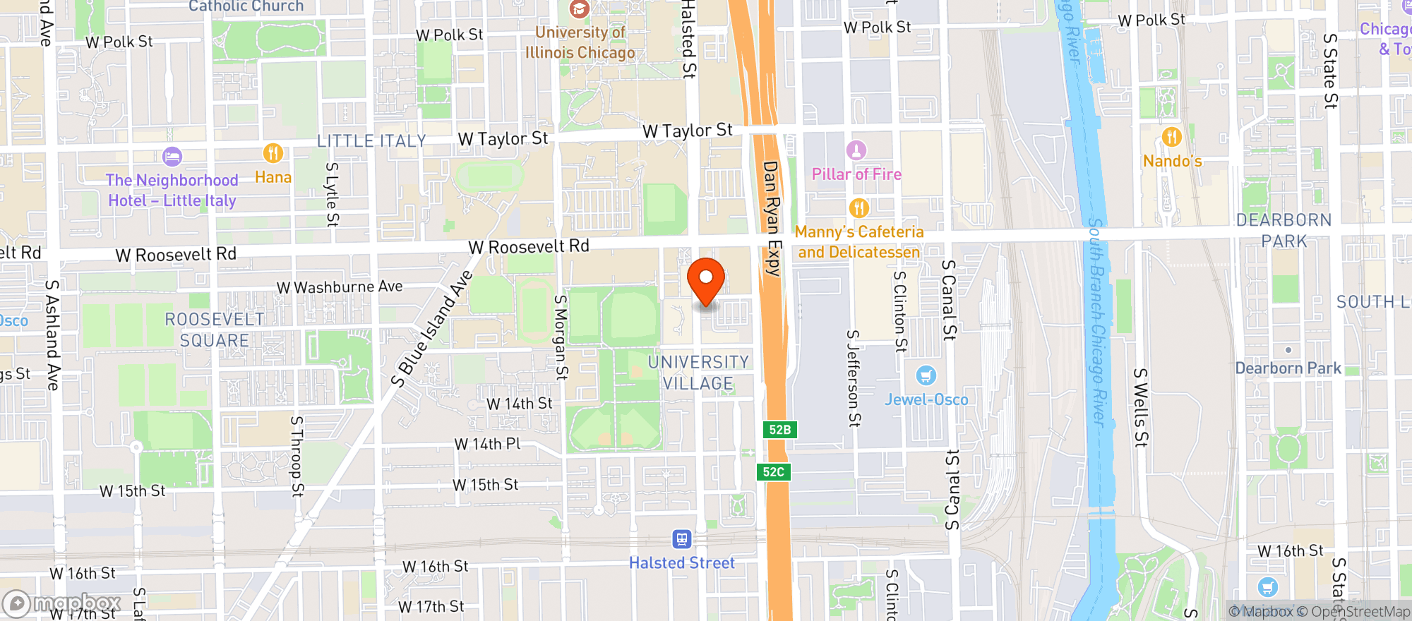 Map showing Ph.d Pub