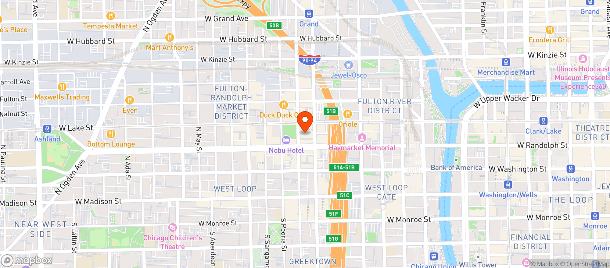 Map showing Foxtrot