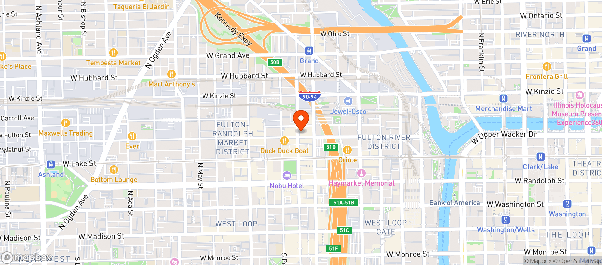 Map showing Bar La Rue
