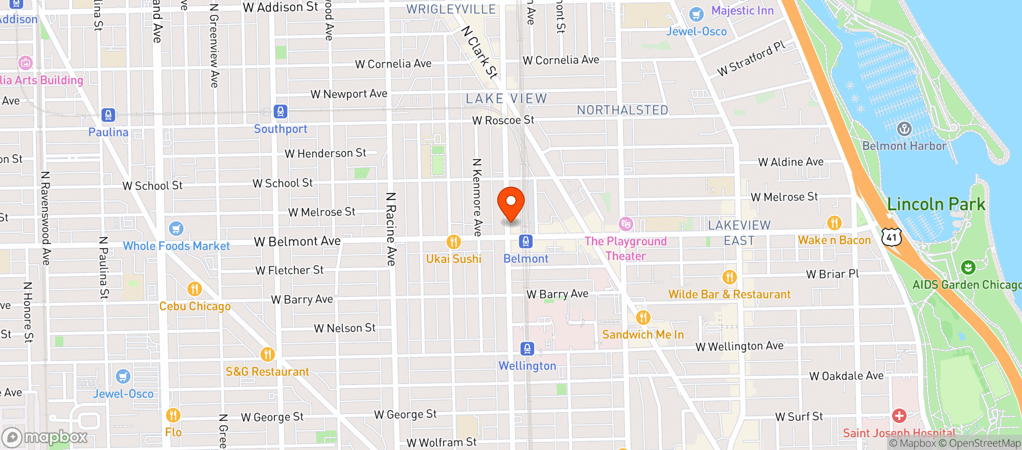Map showing Figo Wine Bar