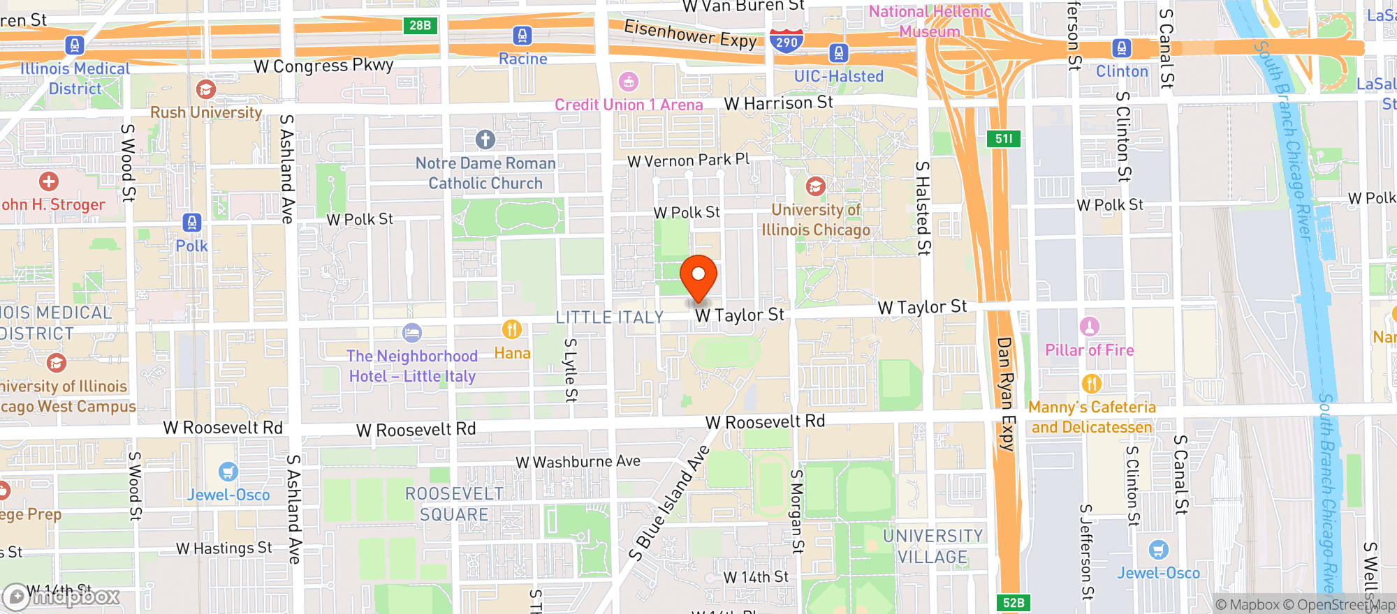 Map showing In Good Spirits
