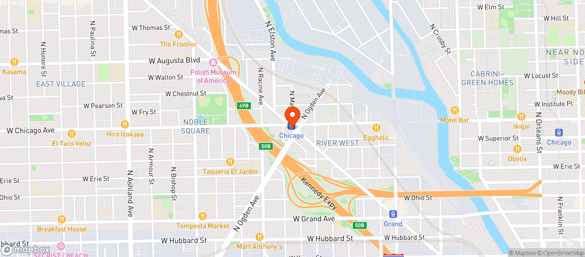 Map showing Bws Beverage
