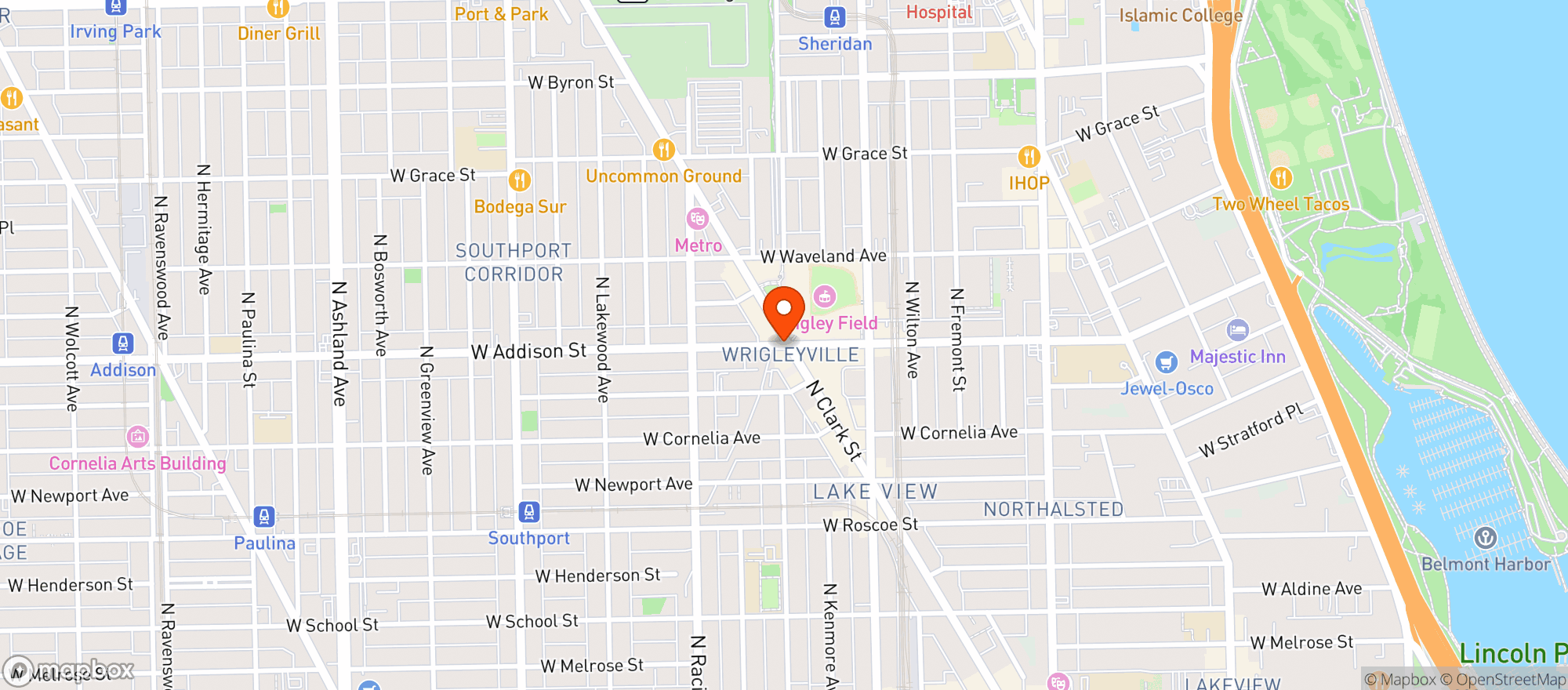 Map showing Swift & Sons Tavern