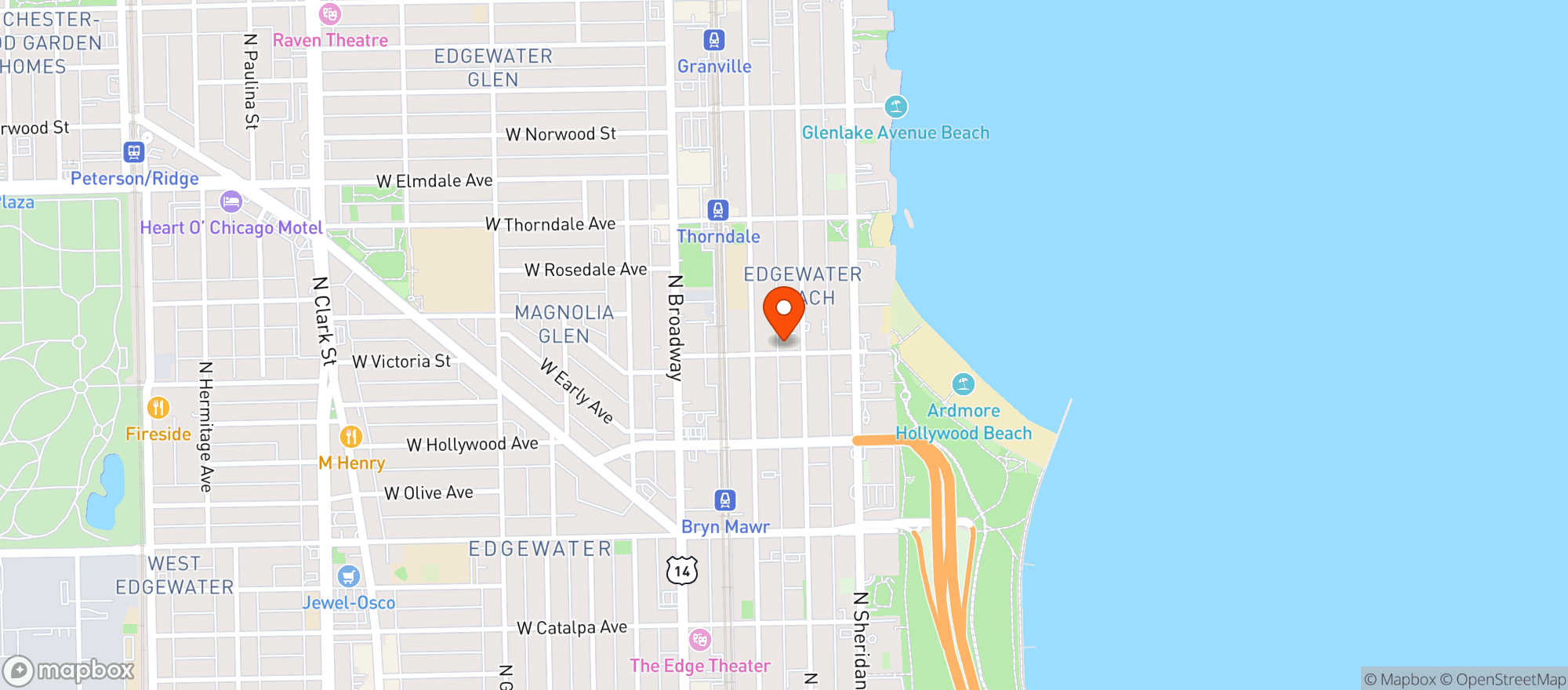 Map showing Elmwood Park Boxing Event
