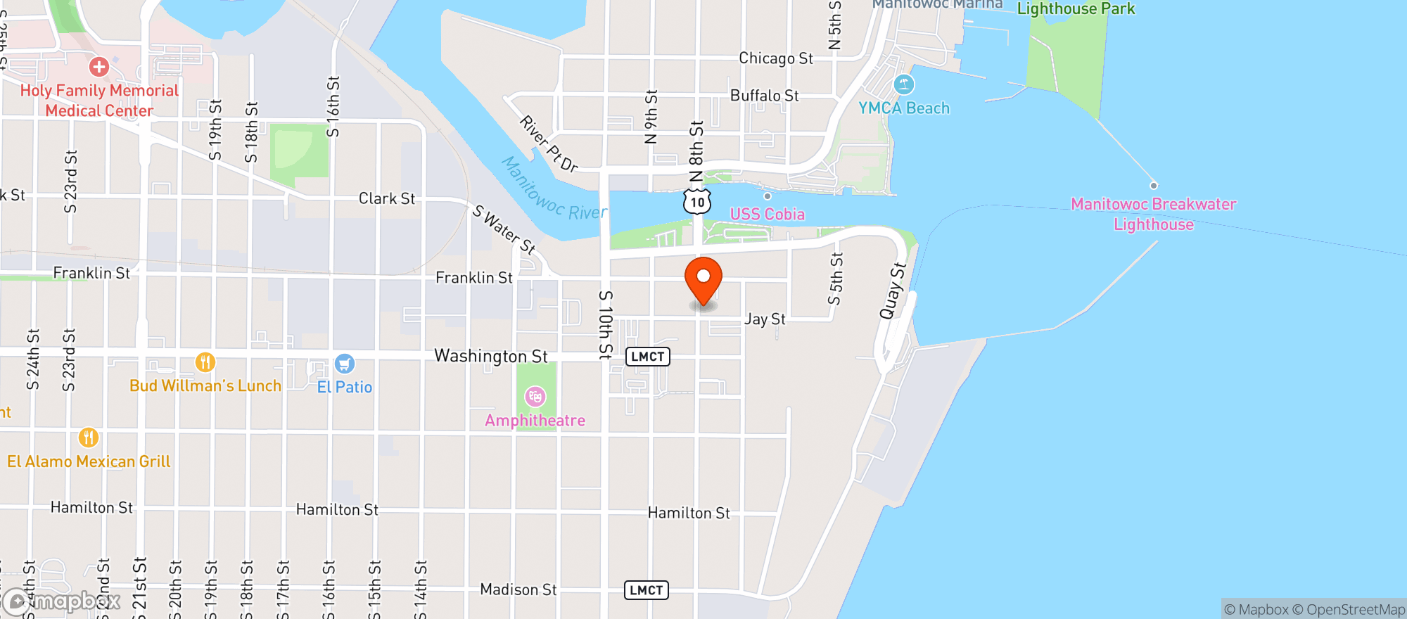 Map showing Brix