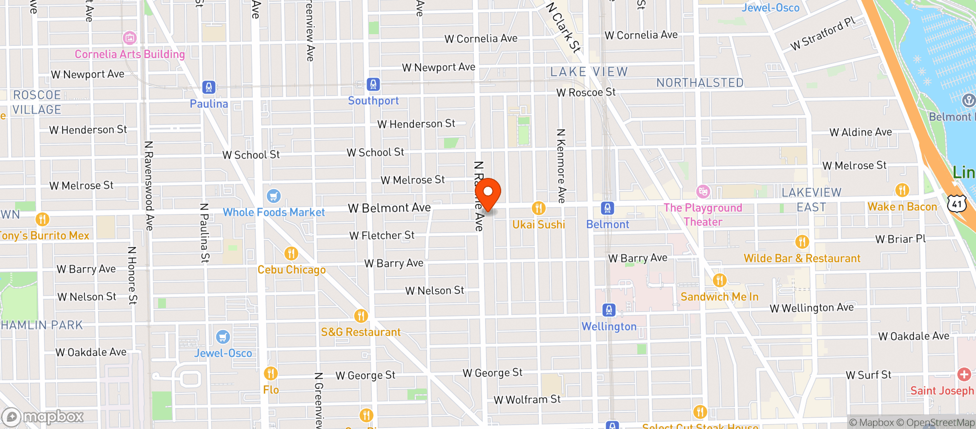Map showing 7-eleven 27125