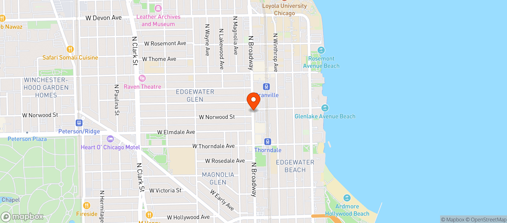Map showing Whole Foods Market