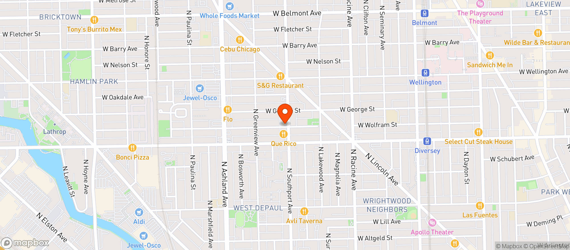 Map showing Sals Trattoria_2