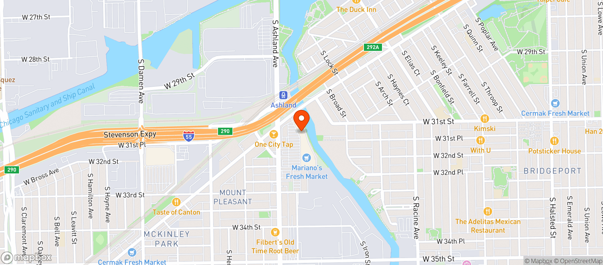 Map showing Gnc