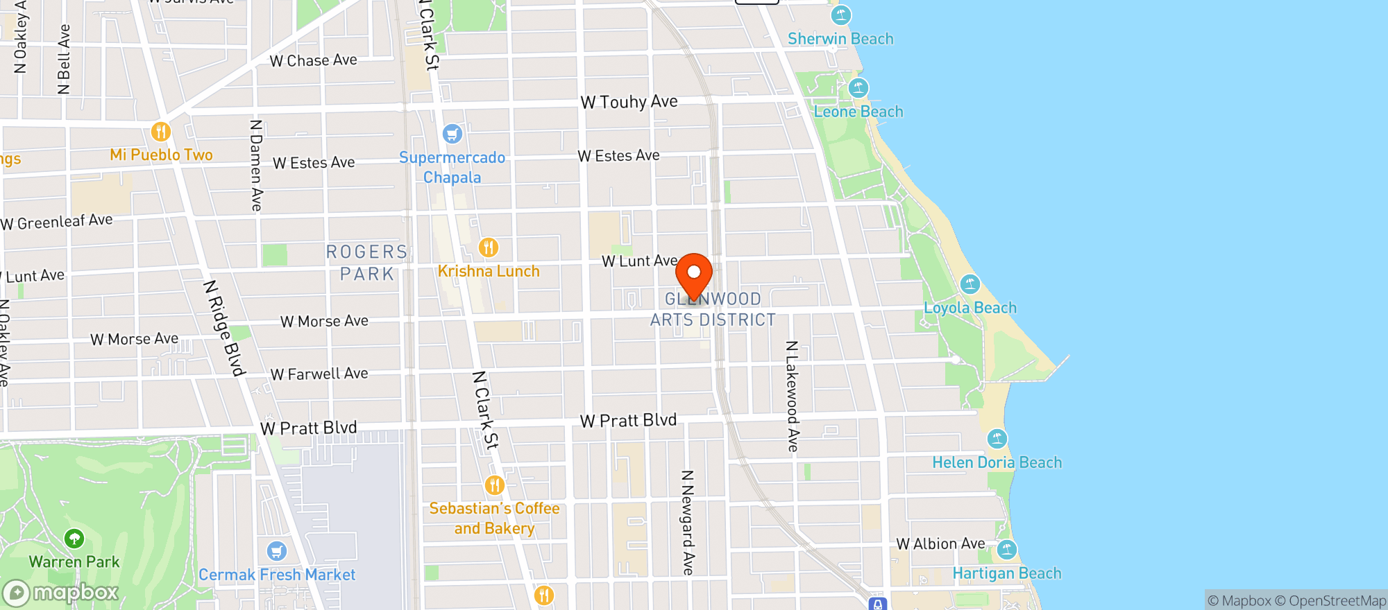 Map showing Morse Liquor