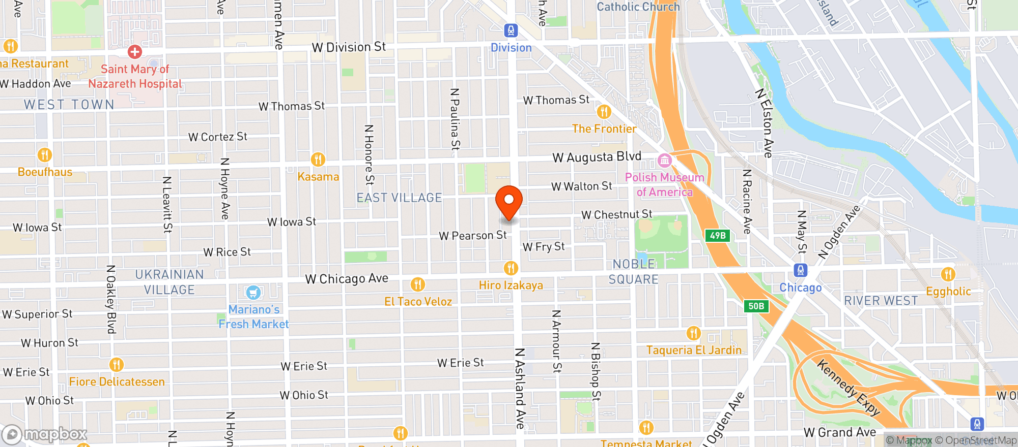 Map showing In Good Spirits
