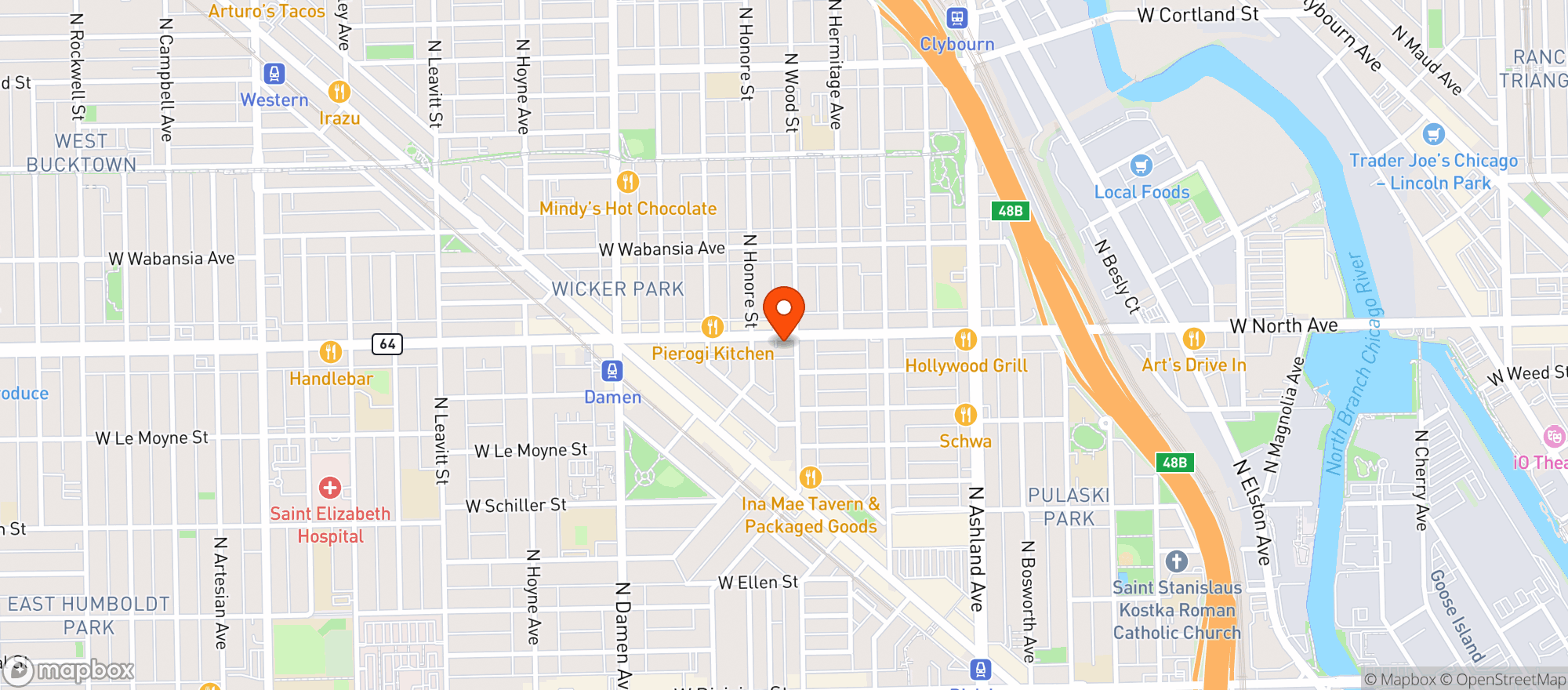 Map showing Cbd Hutch