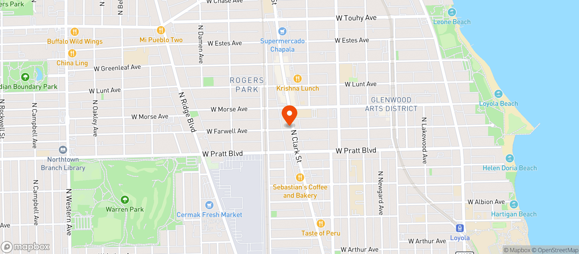 Map showing Ideal Mini Mart Wine & Spirit