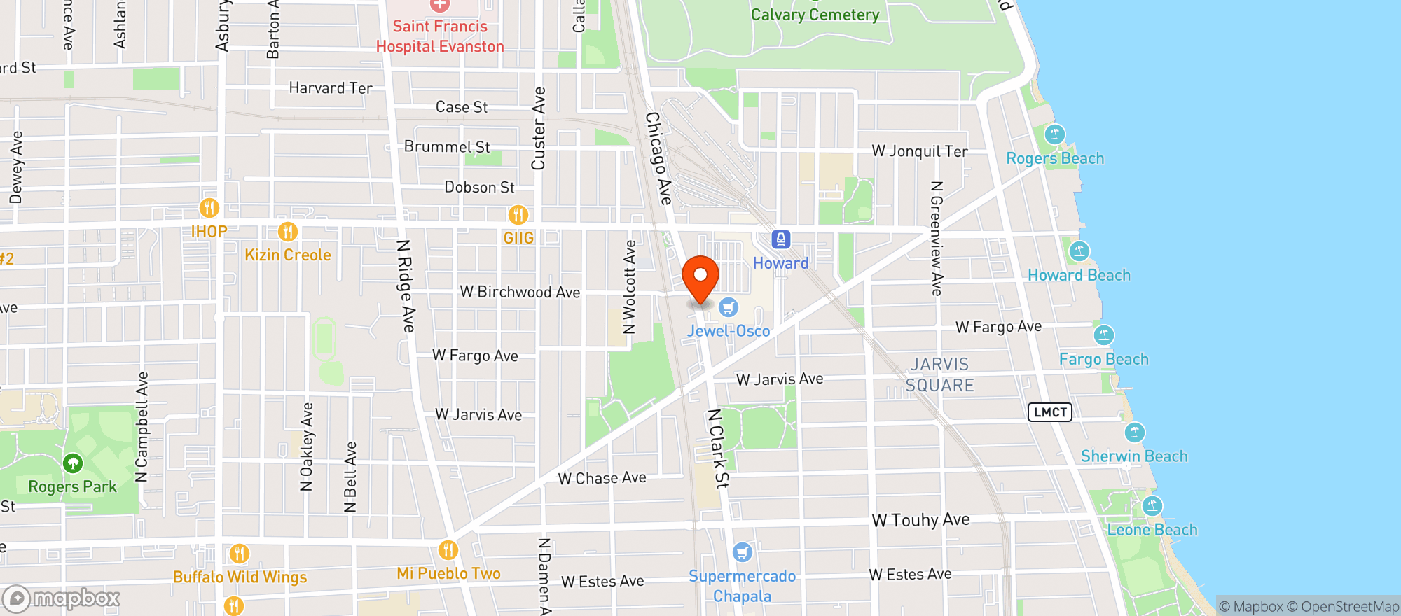 Map showing Red Violin Wine & Spirits