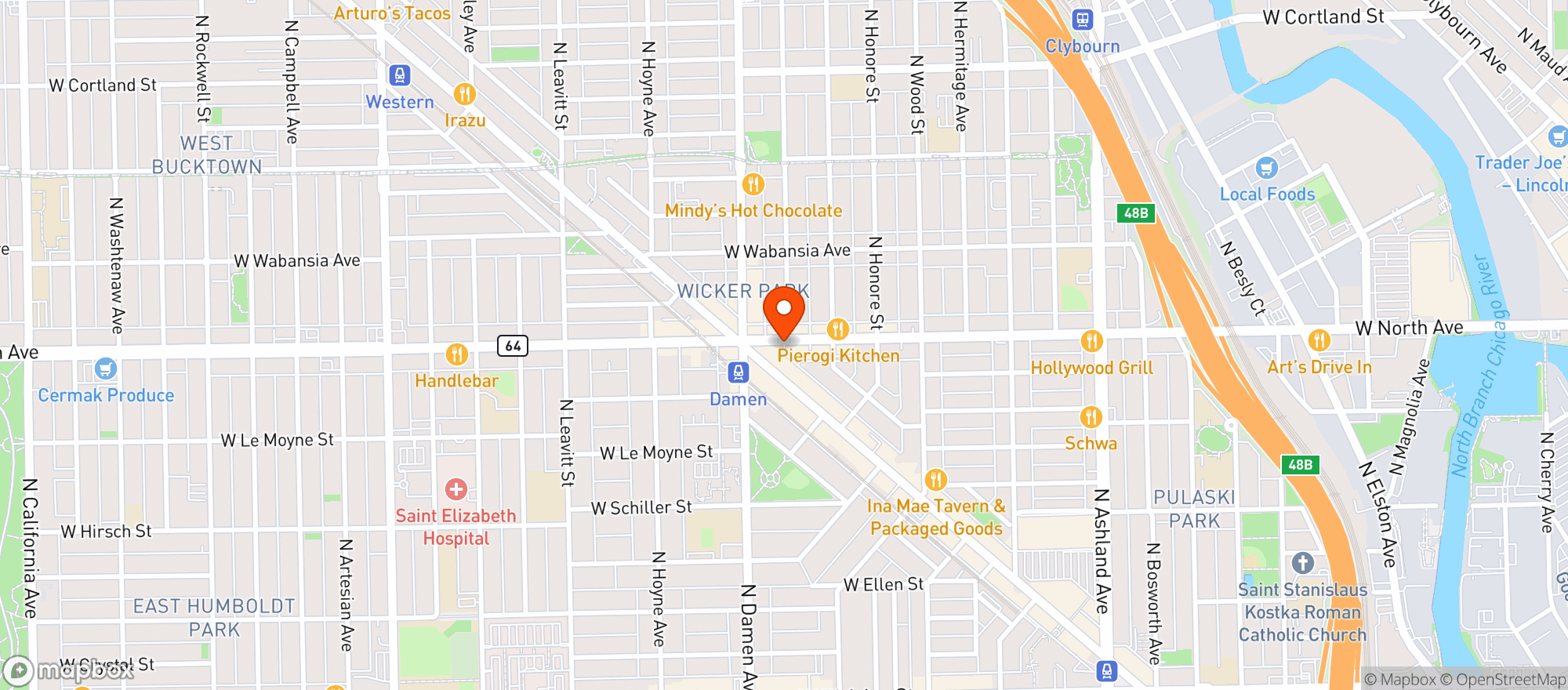 Map showing Dorian S