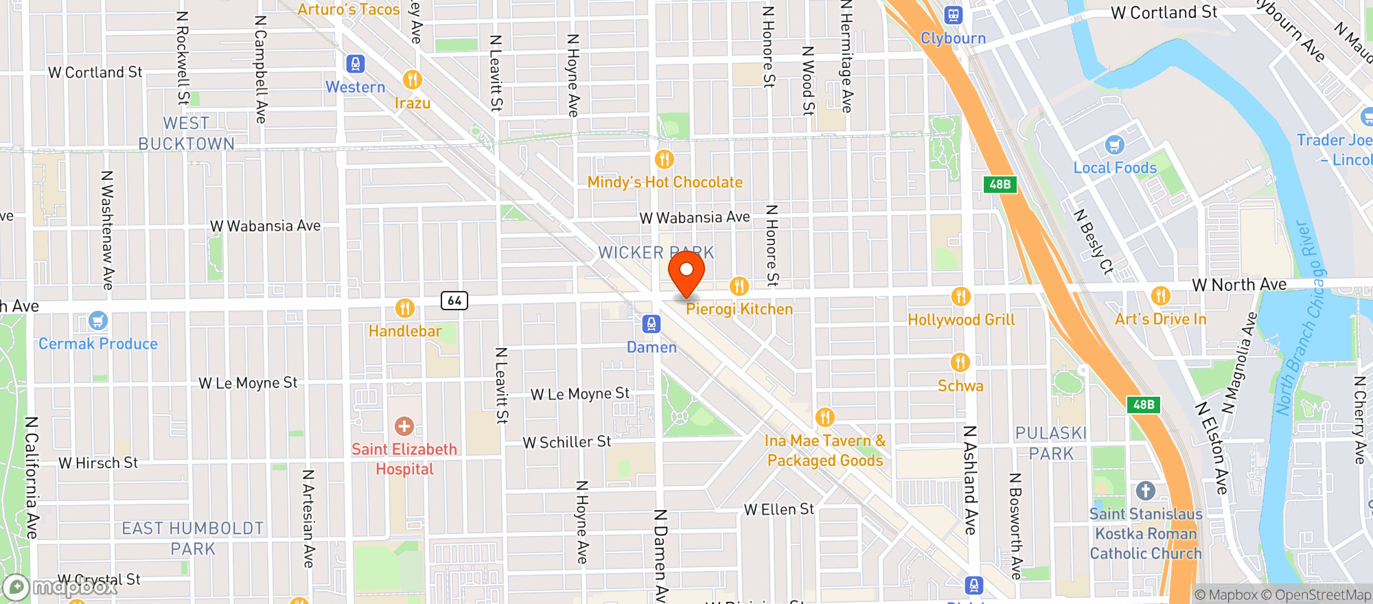 Map showing Liquor Park