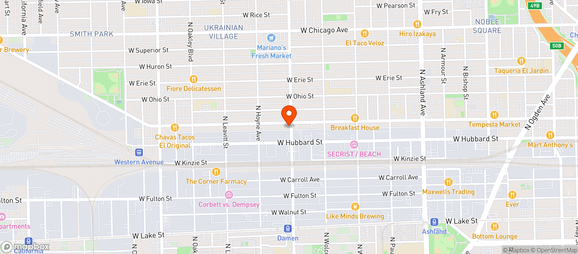 Map showing Friends Of Friends