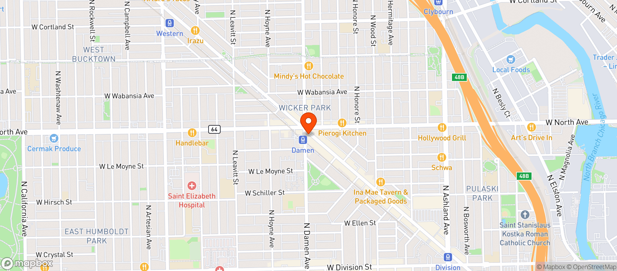 Map showing FOXTROT