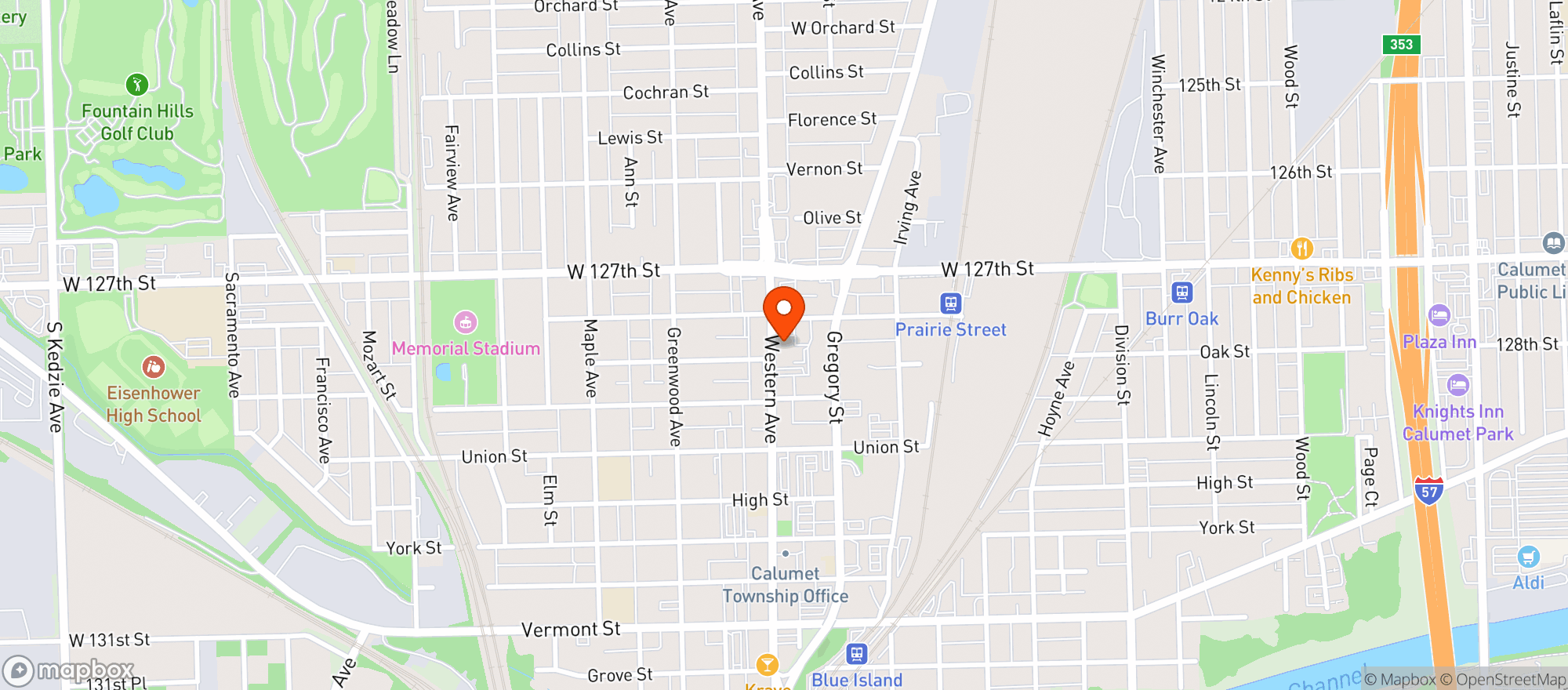 Map showing Korbakes Liquor