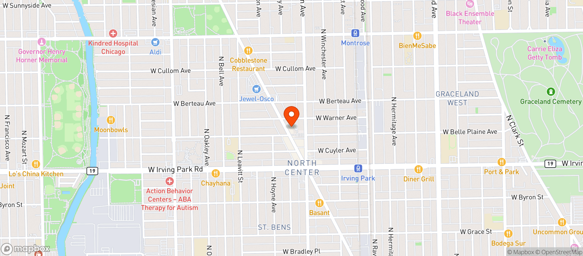 Map showing Bottles & Cans