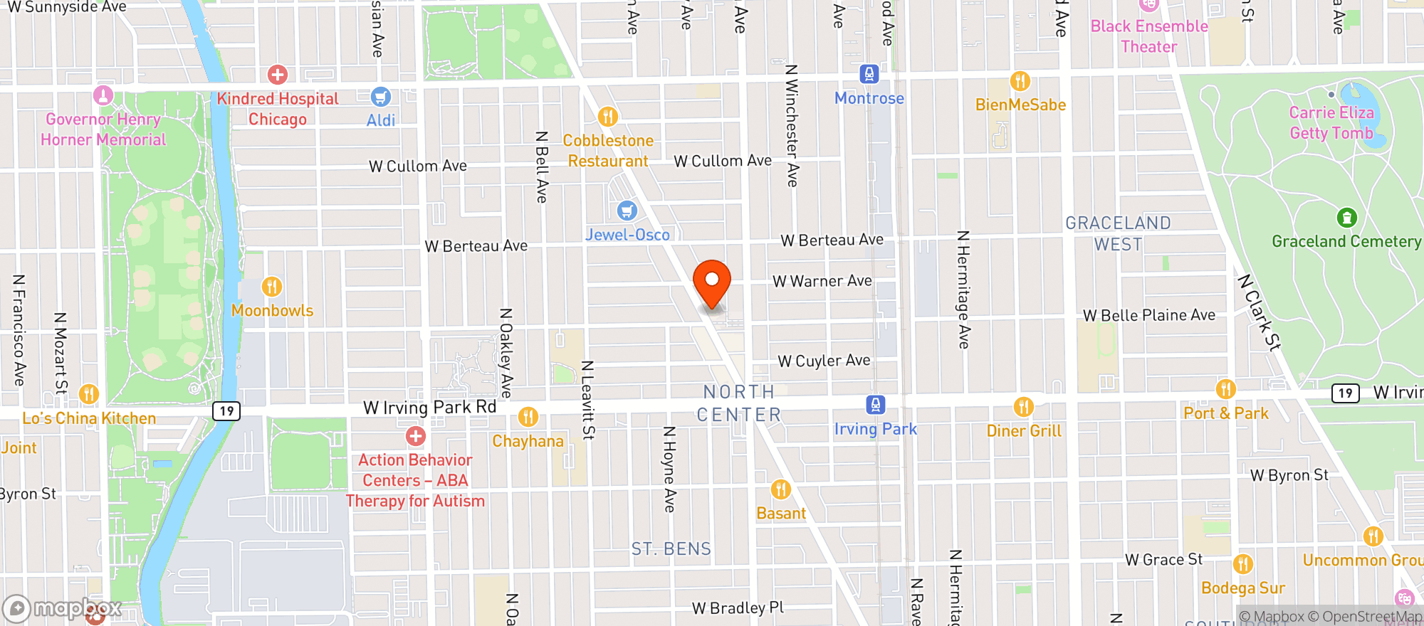 Map showing Lucky S Vape