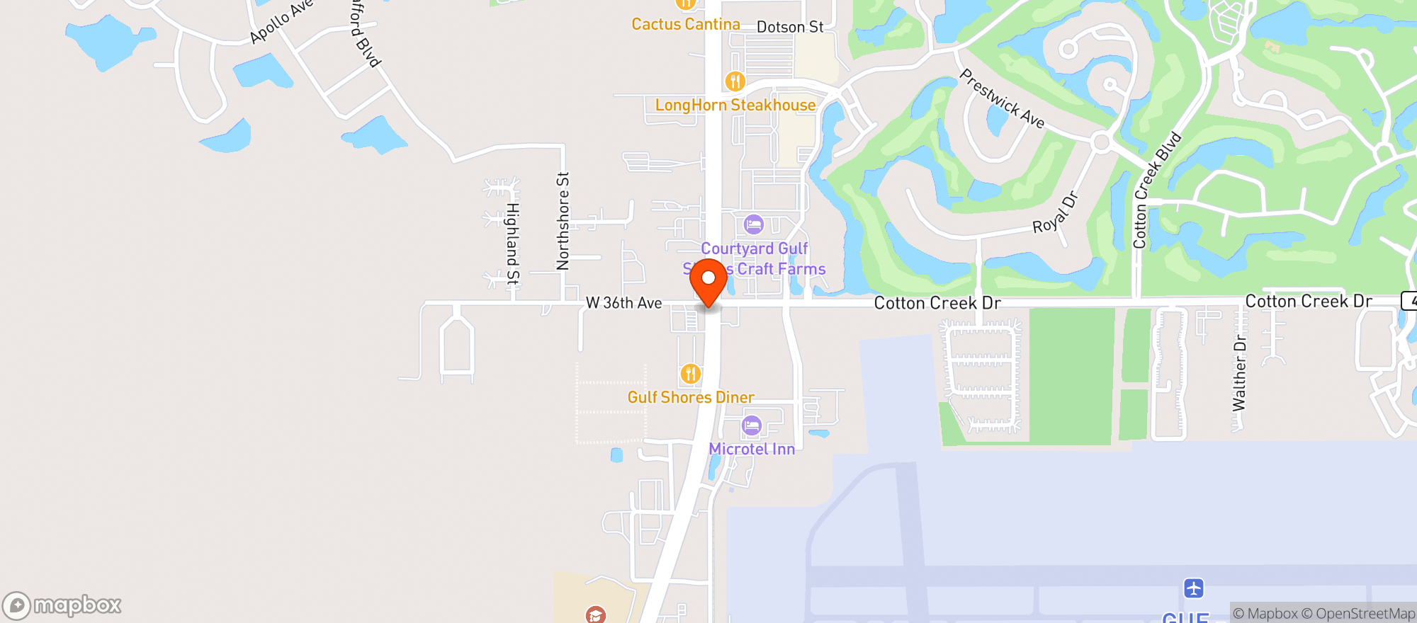 Map showing Cefco