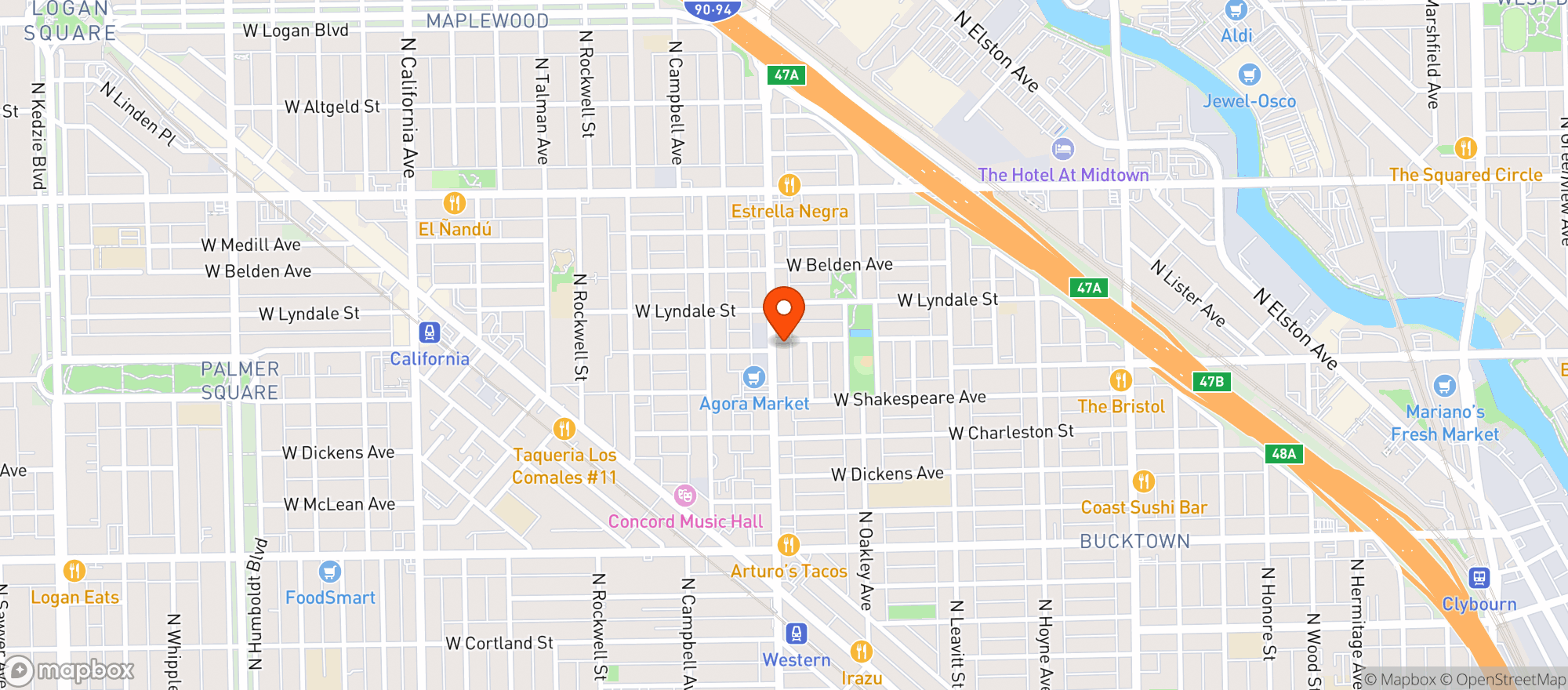 Map showing Chef S Special Cocktail Bar