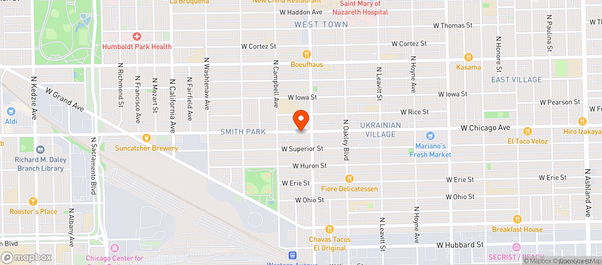 Map showing Cvs Pharmacy
