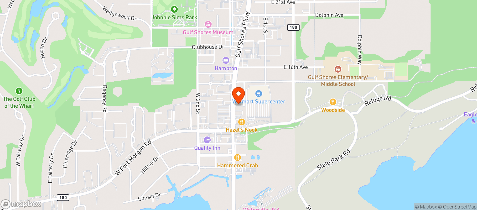 Map showing The Original David'S Gallery