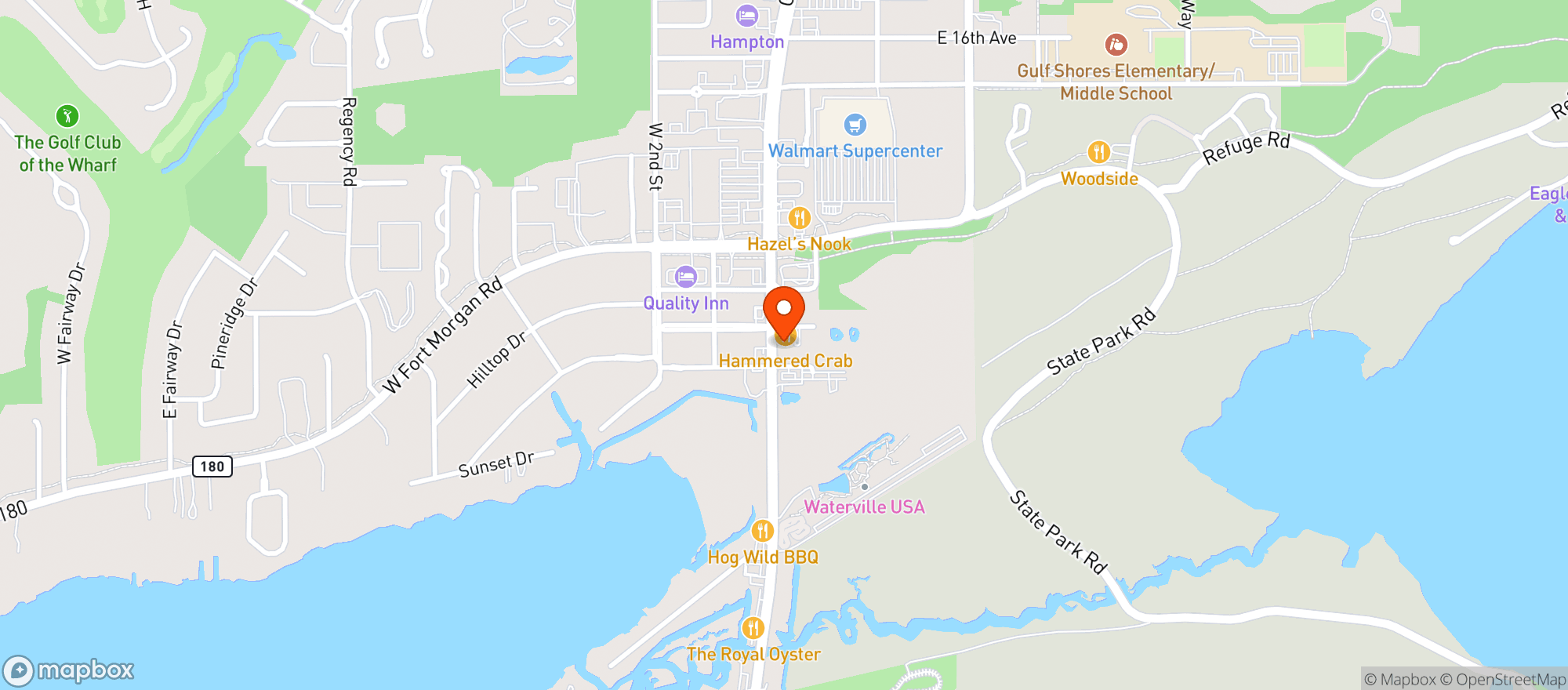 Map showing Liquor World