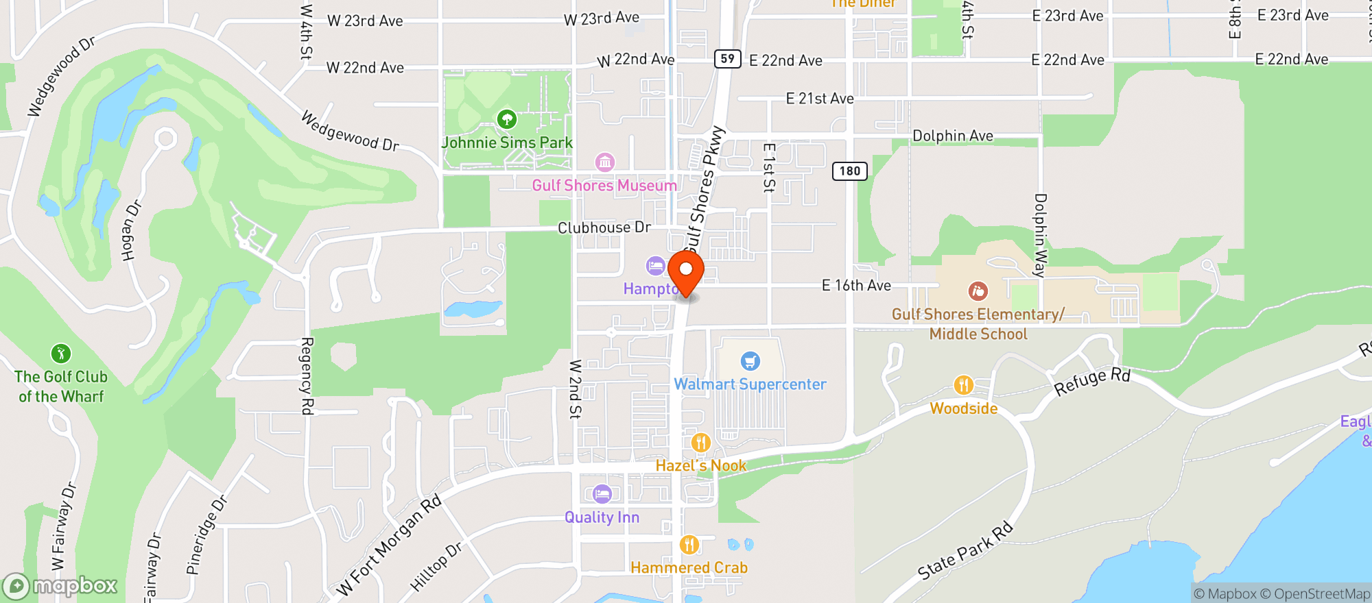 Map showing Als Liquor