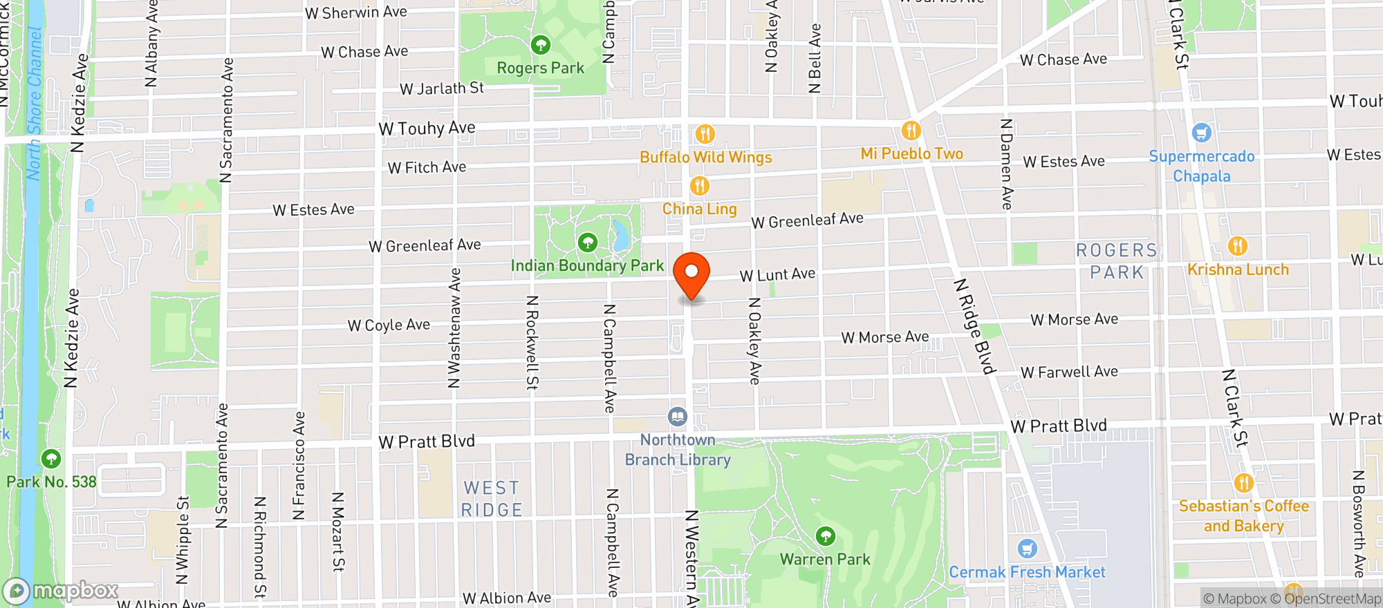 Map showing V.i.p. Liquors & Deli
