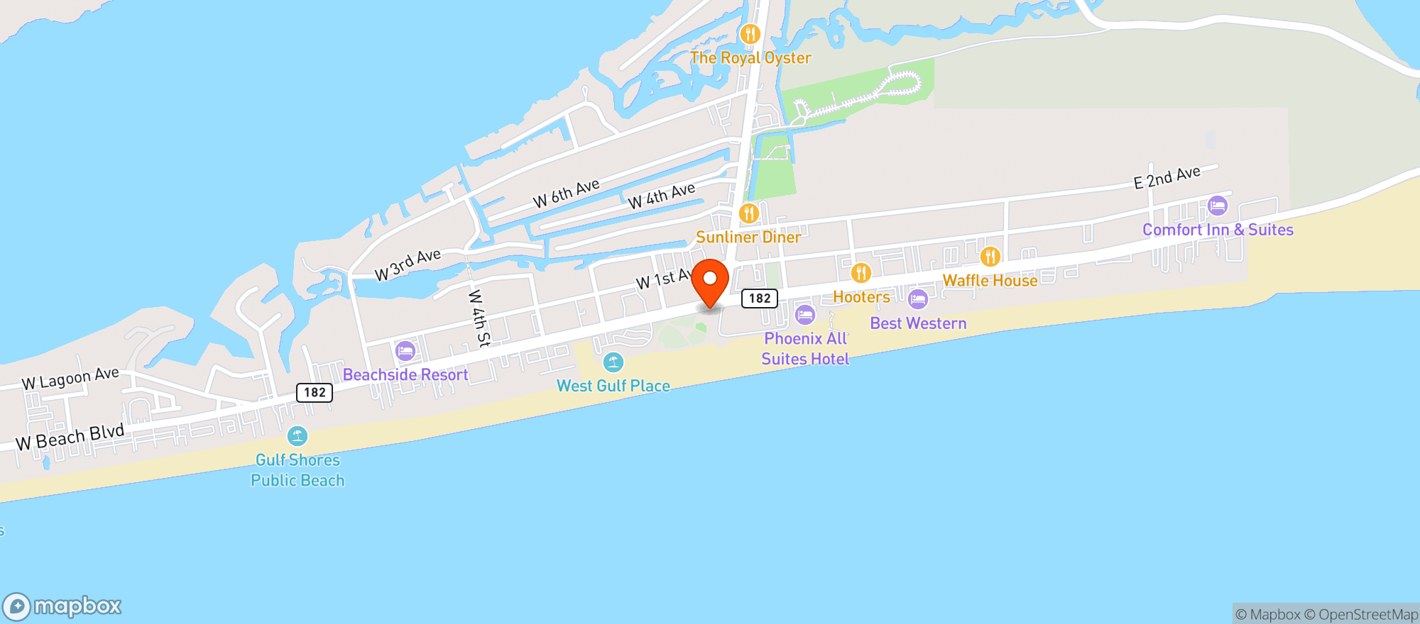 Map showing Surf Style #000201