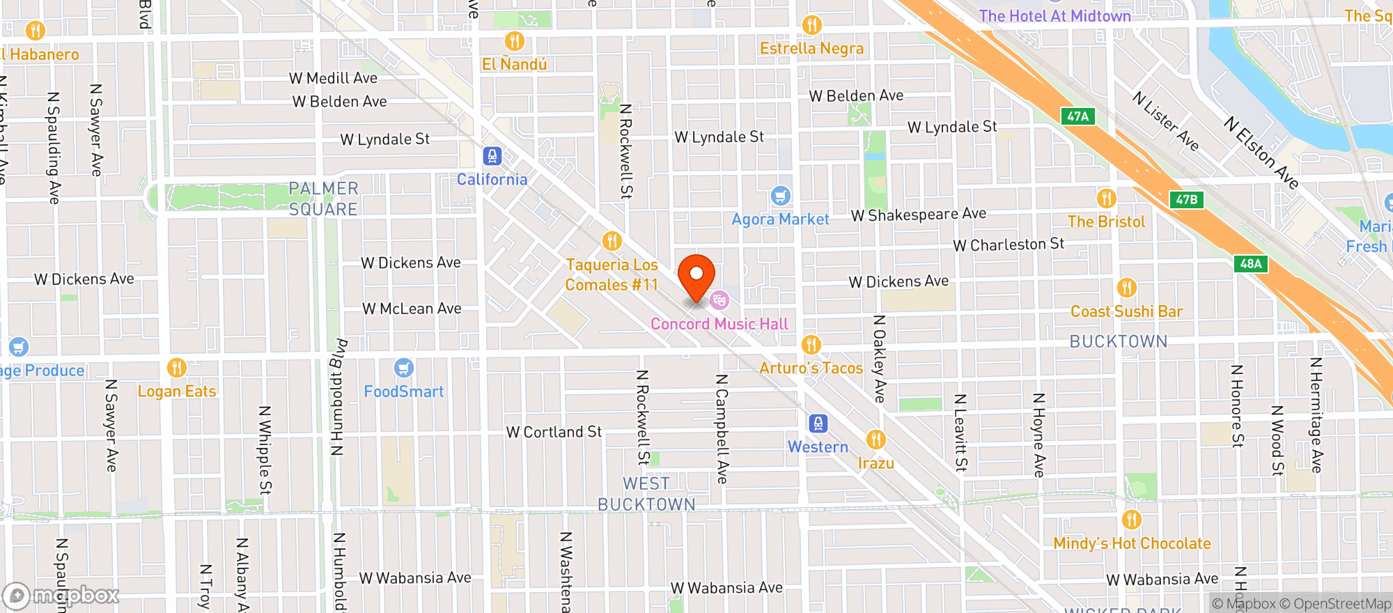 Map showing Nomonomo Sushi