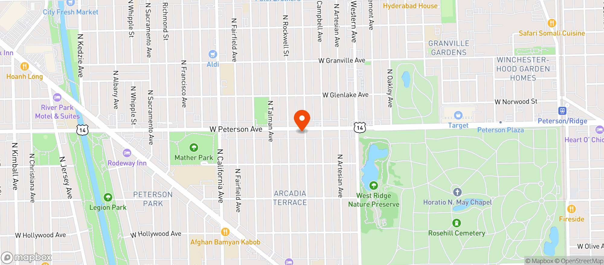 Map showing Black Sheep