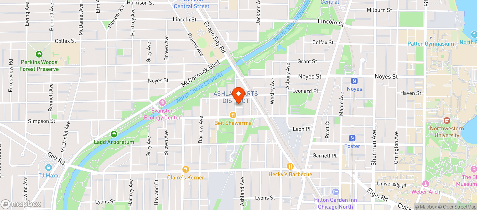 Map showing DOUBLE CLUTCH BREWING CO.