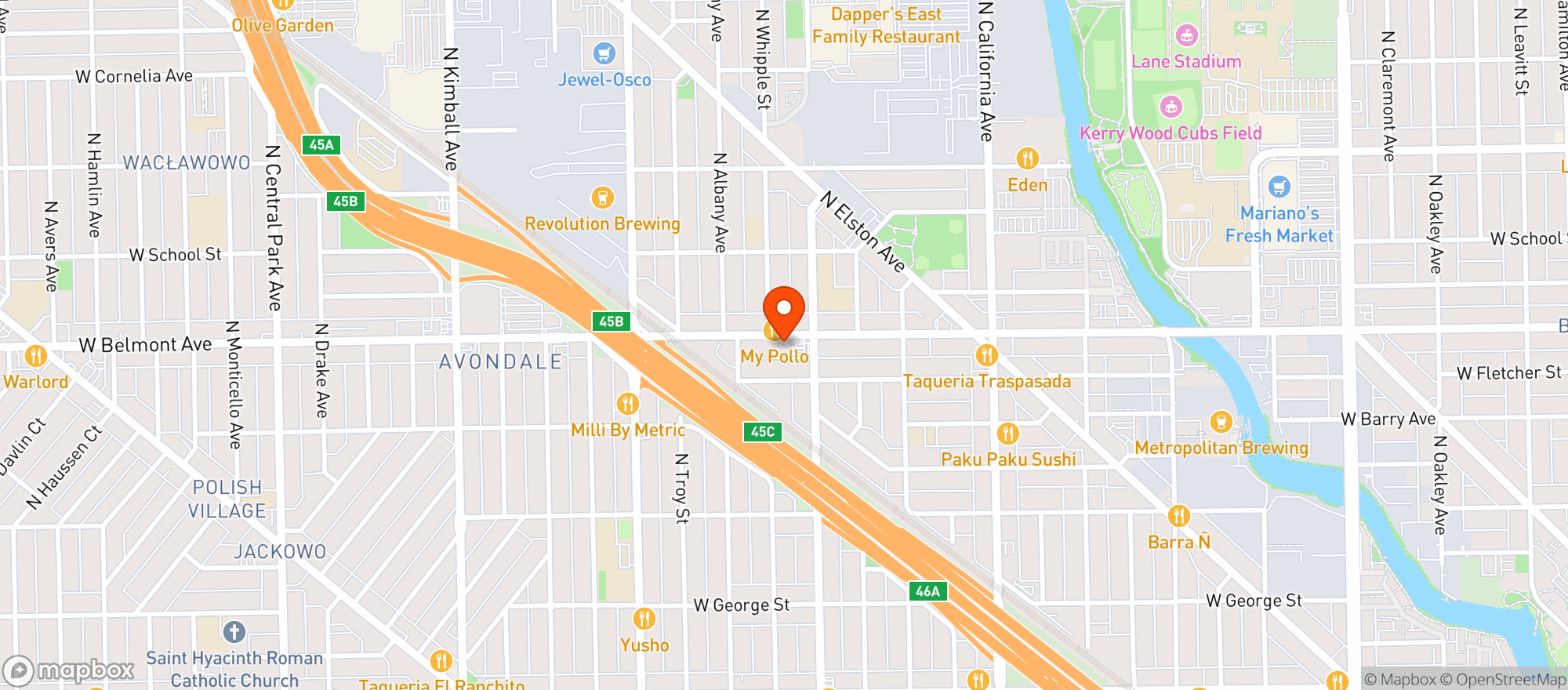 Map showing Reeds Local