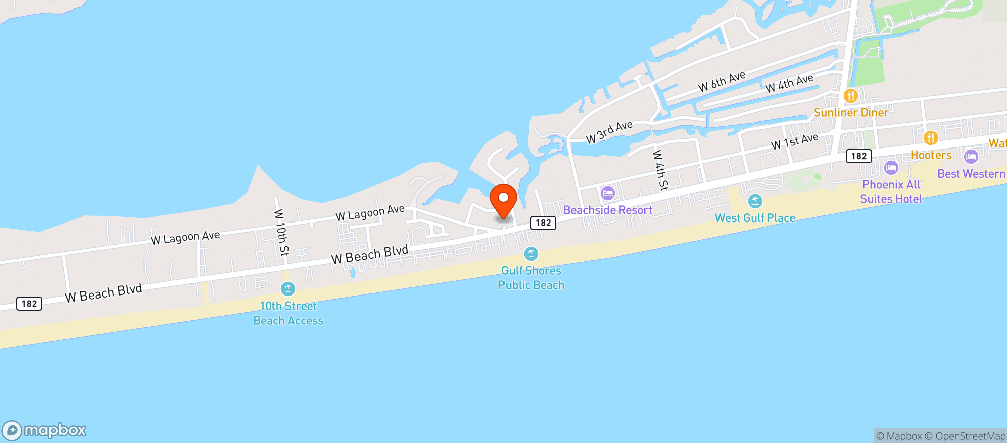 Map showing Pier 33