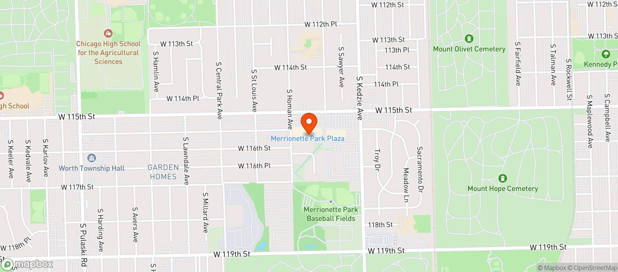 Map showing George's