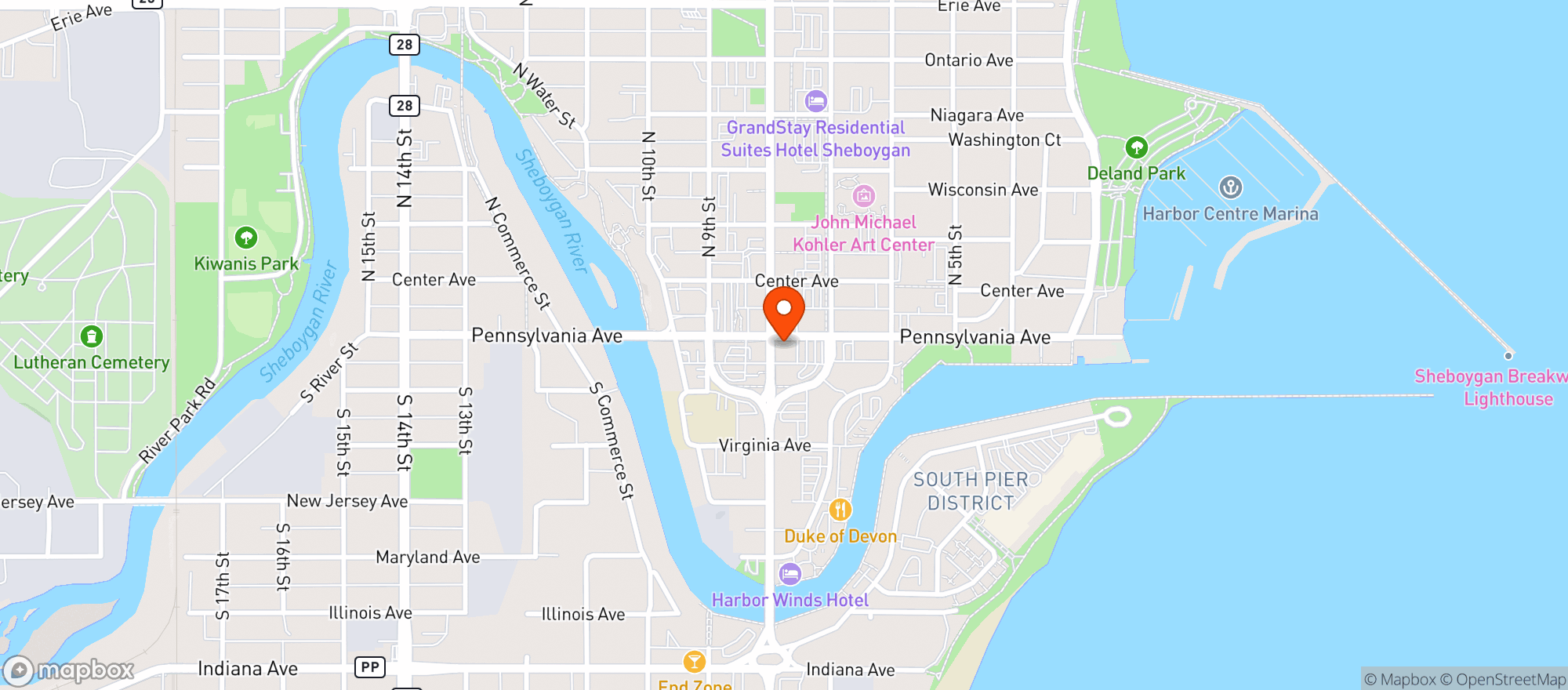 Map showing Stefano's Slo-Food Market